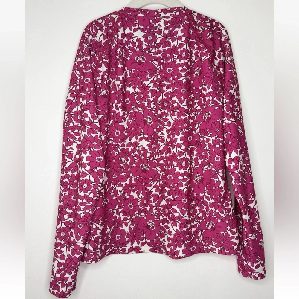 J Crew Crewcuts Swim UPF 50 Sun Shirt Liberty London Flower Print 12 Rashguard